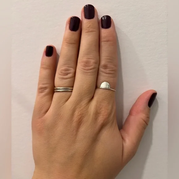 Able Luna sterling silver ring size 9 - Picture 3 of 3